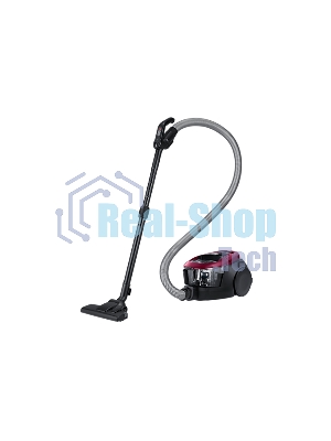Пылесос Samsung VC18M31A0HP бордовый/черный, 380/1800 Вт, уборка сухая, пылесборник контейнер 2 л