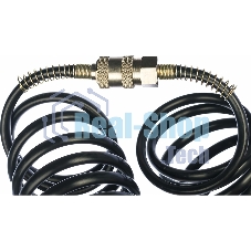 Пневматическое оборудование FUBAG Шланг спиральный с фитингами рапид нейлон 10 бар 6х8мм 10м 170024