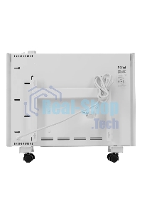 Конвектор Denzel XCE-1000 белый, 1000 Вт, 15 м2, термостат