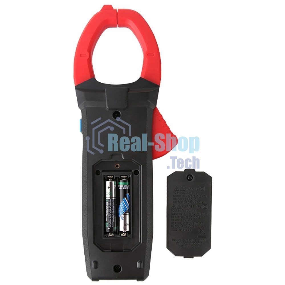 Токоизмерительные клещи UT205A+ Напряжение постоянного/переменного тока (1000 В); переменный ток (1000А); Сопротивление (40 МОм); Емкость (40 мФ); Частота (10 МГц); Отверстие челюсти 42 мм