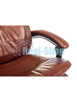 Кресло Бюрократ T-9950MSG-F/BROWN-PU коричневый, экокожа