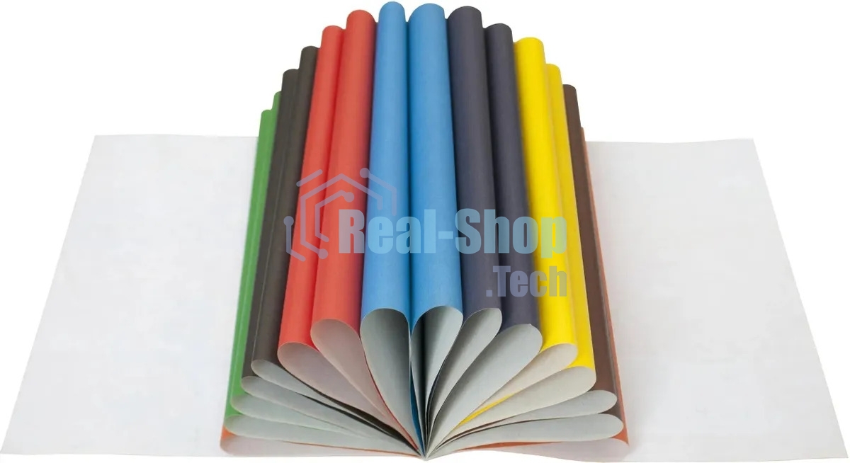 Бумага цветная Silwerhof одност. 16л. 8цв. A4 Монстрики 50г/м2 обл.бум.офсет скрепка