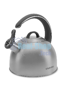 Чайник для плиты Starwind Chef Family 2.8 л, серебристый, металлический (SW-CH1106)