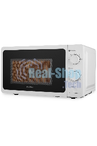 Микроволновая печь Hyundai HYM-M2009 белый, 20 л, 700 Вт, переключатели - поворотный механизм