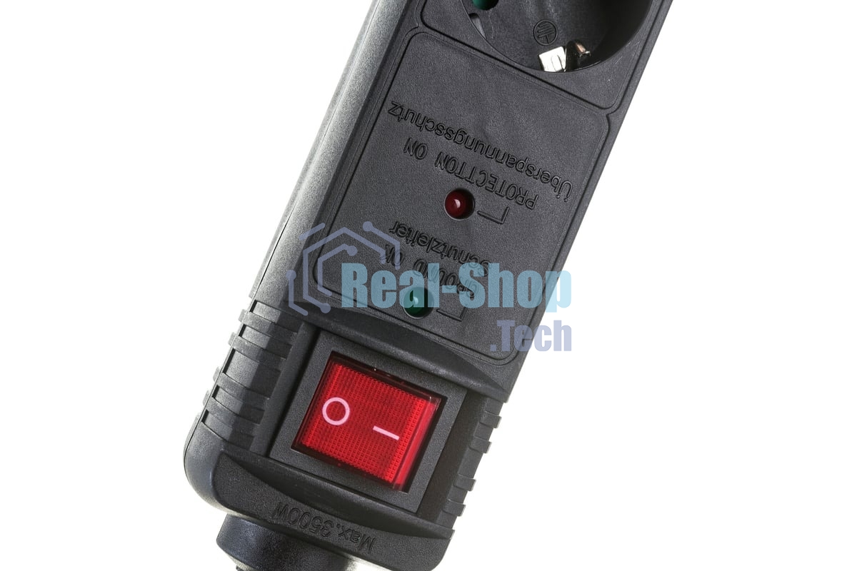 Сетевой фильтр Energenie Сетевой фильтр SPG5-C-5 1.5m 16А черный 