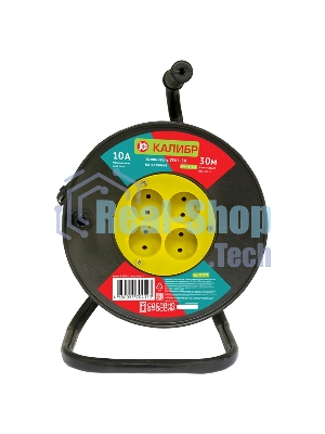 Удлинитель КАЛИБР на катушке УСК1-30 (2х1,5)