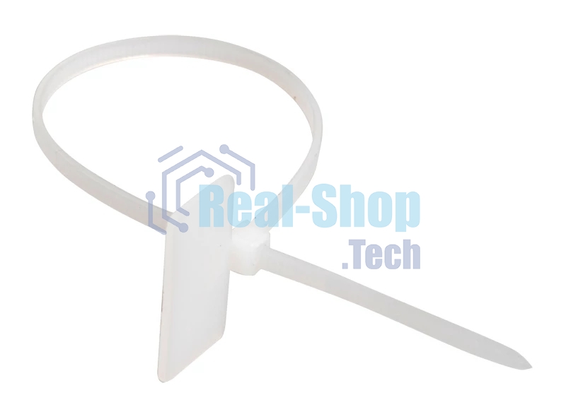 Хомут кабельный ИЭК UHH61-3-150-100 ХП1 3х150 нейл. белый с таб. 25х15 (уп. 100 шт)