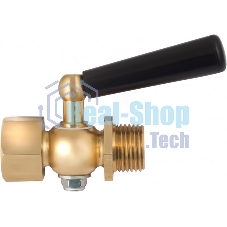 Кран трехходовой для манометра М20х1.5 ВН с фторопластовой прокладкой и натяжной гайкой