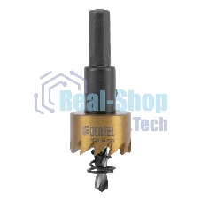 Коронка по металлу Denzel HSS, 22 мм, нитридтитановое покрытие