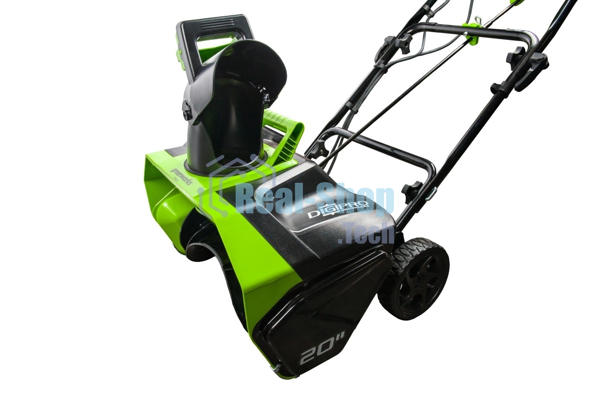 Снегоуборщик аккумуляторный GreenWorks GD40ST, 40V, 51 см, бесщеточный, без АКБ и ЗУ (2600007)