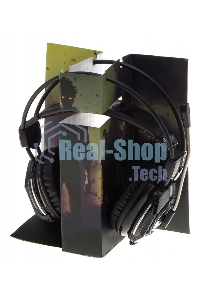 Наушники с микрофоном Oklick HS-L500G черный 2.2м мониторы оголовье