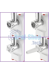 Мясорубка электрическая Kitfort КТ-2113-3 1000Вт белый/красный