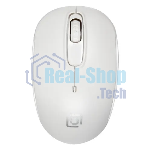 Мышь беспроводная Oklick 505MW белый, 1000 dpi, радиоканал, USB, кнопки - 3