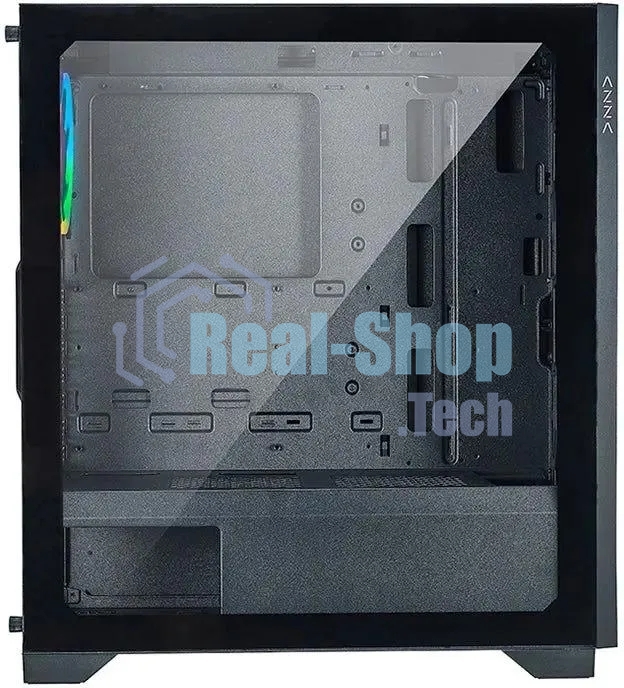 Компьютерный корпус Azza Hive черный без БП ATX 8x120мм 5x140мм 2xUSB 2.0 1xUSB 3.0 audio bott PSU