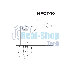 Кухонный смеситель Maunfeld MFQT-10B черный
