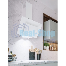 Вытяжка каминная LEX MIRA GS 600 белая, 59.5 см, 1000 куб. м/ч, 49 дБ