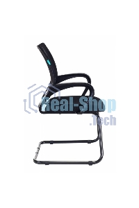 Кресло компьютерное Бюрократ CH-695N-AV/B/TW-11 на полозьях черный TW-01, сиденье черный TW-11