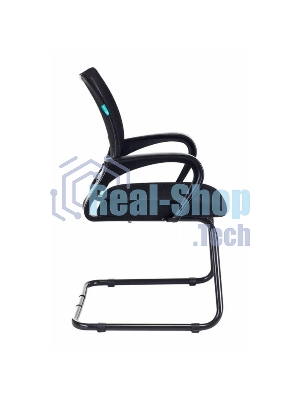 Кресло Бюрократ CH-695N-AV/B/TW-11 черный, экокожа, 120 кг, механизм качания