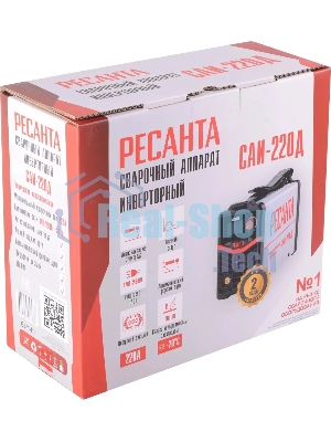 Сварочный аппарат Ресанта САИ-220Д инвертор ММА/TIG 7.8кВт