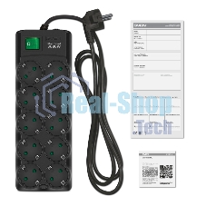 Сетевой фильтр SVEN SF-10E-16 5,0 м (10 розеток) черный