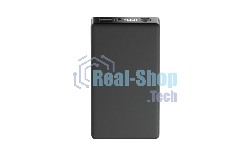 Портативный аккумулятор OLMIO QX-20, 20000mAh, 22.5W, QuickCharge3.0/PowerDelivery, LCD, графитовый