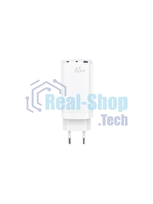 Сетевое зарядное устройство OLMIO 2Type-C/USB, 65W, 6A, QuickCharge3.0, PowerDelivery3.0, GAN