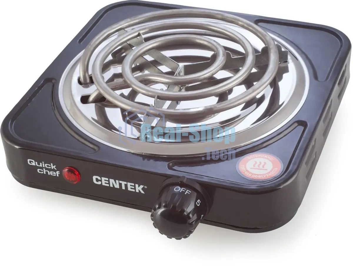 Плита настольная электрическая Centek CT-1508 черный