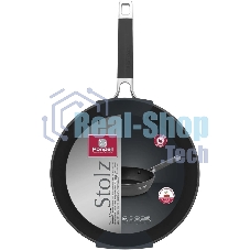 Сковорода Rondell Stolz RDA-1765, 24см, без крышки, серый