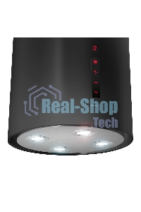 Вытяжка пристенная Maunfeld Lee Wall 39 черная, 38 см, 1000 куб. м/ч, 52 дБ (сенсор)