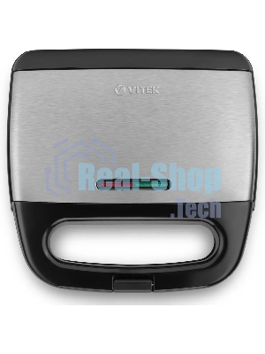 Сэндвичница Vitek VT-7147(MC) 750 вт, серебристый