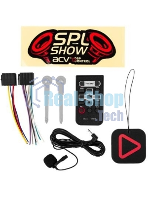 Автомагнитола ACV ADX-905BM, 1 DIN, Bluetooth, USB Type-A, AUX, пульт ДУ