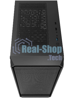 Компьютерный корпус Bloody BD-CC114 черный без БП ATX 8x120мм 1xUSB 2.0 1xUSB 3.0 audio bott PSU