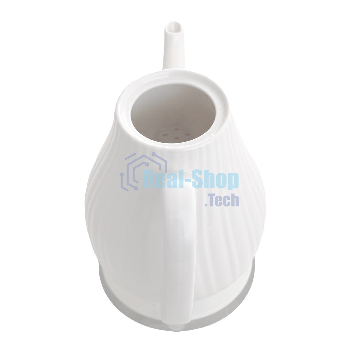 Чайник электрический Centek CT-0064 2.0л, 2150W, супербелая керамика, рельефный корпус