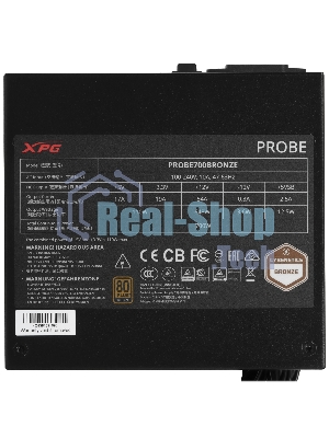Блок питания ADATA XPG XPG PROBE700B-BKCEU, 700Вт, 80 PLUS Bronze, 120мм, черный