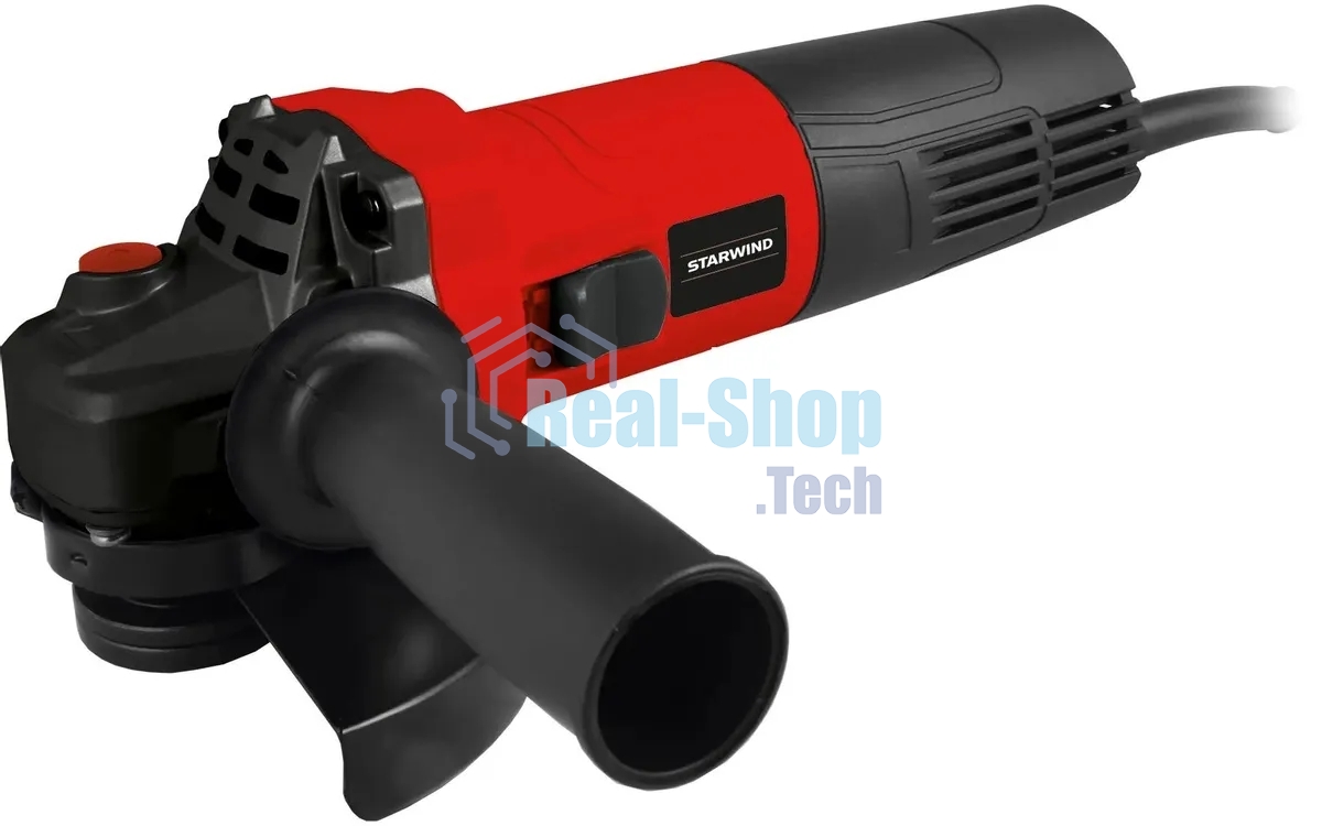 Угловая шлифовальная машина Starwind AG125E-1100 1100Вт 11000об/мин рез.шпин.:M14 d=125мм
