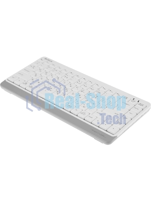 Клавиатура беспроводная A4Tech Fstyler FBK11 USB, Bluetooth/Радиоканал, белый/серый