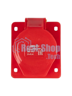 Розетка стационарная для скрытой установки PPC 415 3Р+РЕ+N 16А 380В IP44 Jazzway