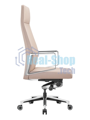 Кресло Бюрократ JONS/BEIGE бежевый, кожа