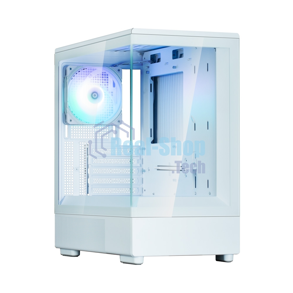Компьютерный корпус ZALMAN P10, MATX, белый, WINDOW, 2x3.5
