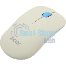 Комплект клавиатура + мышь Acer OCC205 беспроводной USB, 1200 dpi, белый/голубой