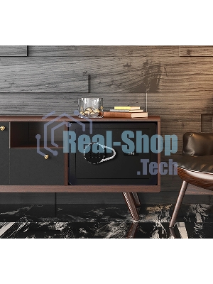 Сейф Deli ET540 350x 250x 250 мм, кодовый электронный/ключевой, черный