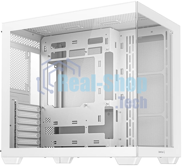 Компьютерный корпус Deepcool CG530 WH белый без БП ATX 2x120мм 2x140мм 2xUSB2.0 1xUSB3.0 audio bott PSU
