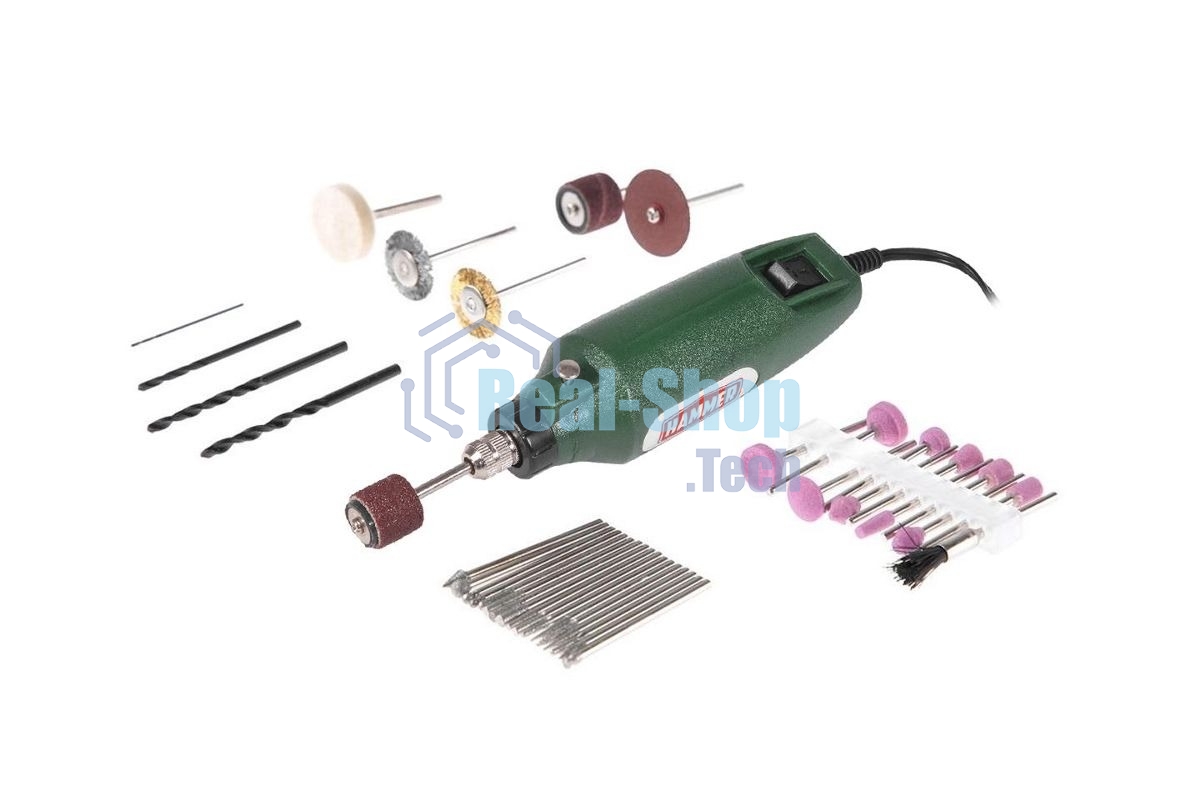 Дрель (мини) Haммer MD050A 12В 1-3.2мм 15000об/мин + аксессуары 80шт, в блистере