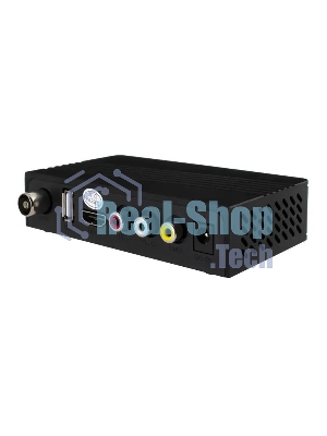 Приставка для цифрового ТВ Starwind CT-200 черный, DVB-T2, DVB-T, DVB-C, HDMI, USB 2.0 х2