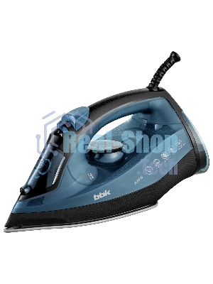 Утюг BBK ISE-2601 темно-синий, 2600 Вт, 60 г/мин, 180 г/мин, 320 мл