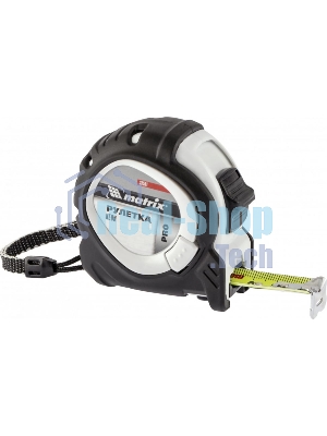 Рулетка Matrix Neon, 3 м x 16 мм, обрезиненный корпус, 3 фиксации, PRO