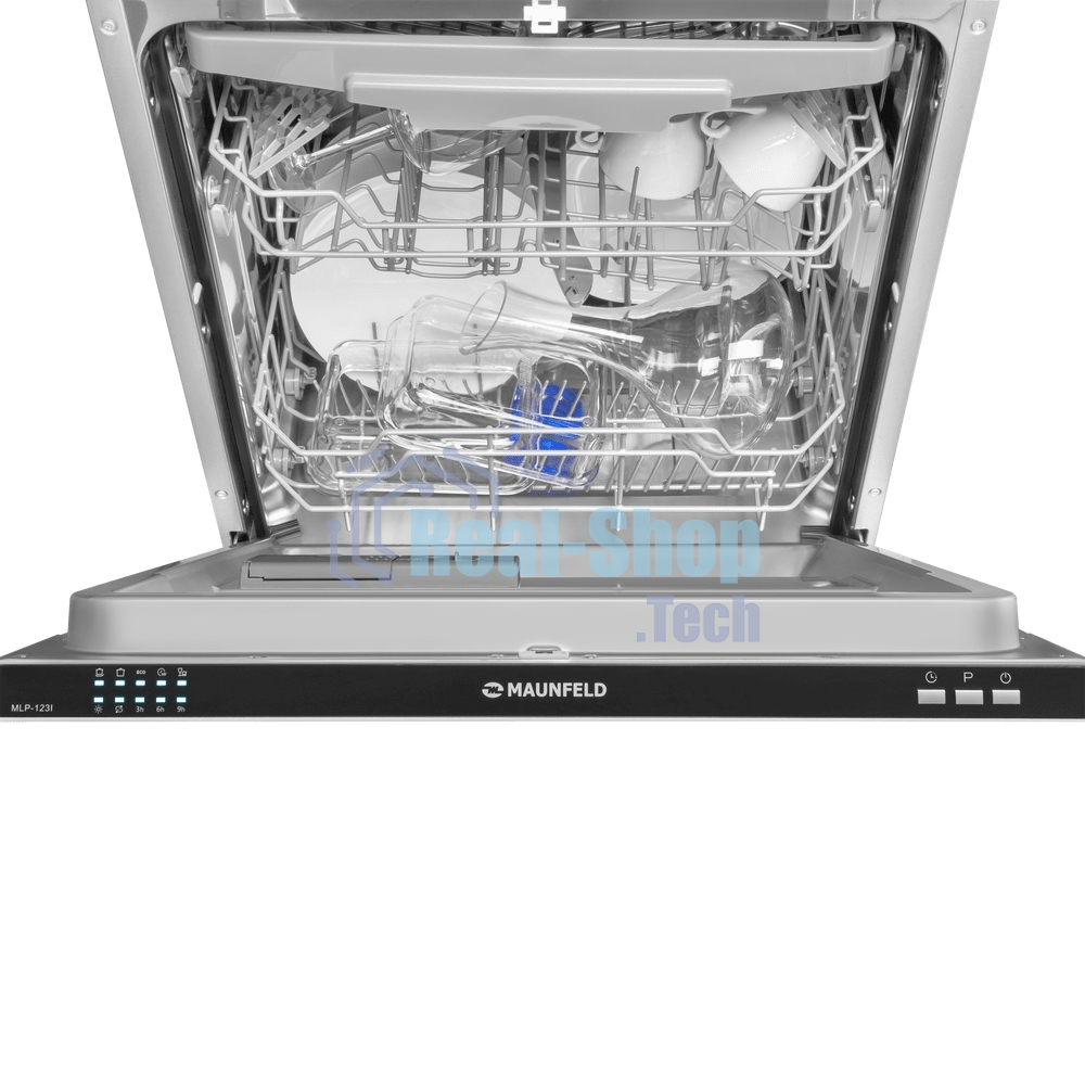 Встраиваемая посудомоечная машина Maunfeld MLP-123I, черный, 59.8 см, 14 компл., 49 дБ, класс A++