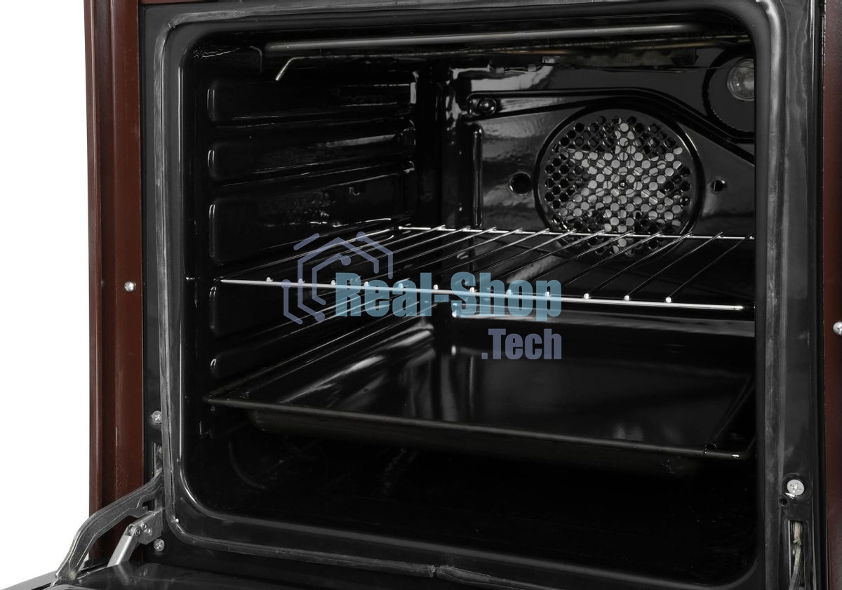 Плита электрическая Лысьва EF4004MK00 коричневый, конфорок 4 шт, духовка 57 л, 50 см x 84 см x 60 см (без крышки)