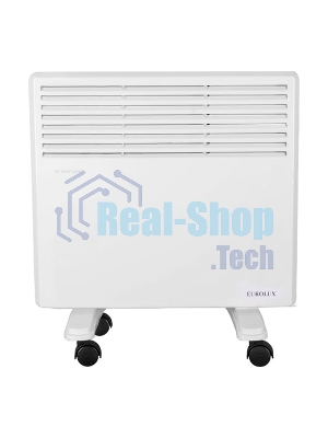 Конвектор Eurolux ОК-EU-1000, белый, 1000 Вт, 15 м2, термостат