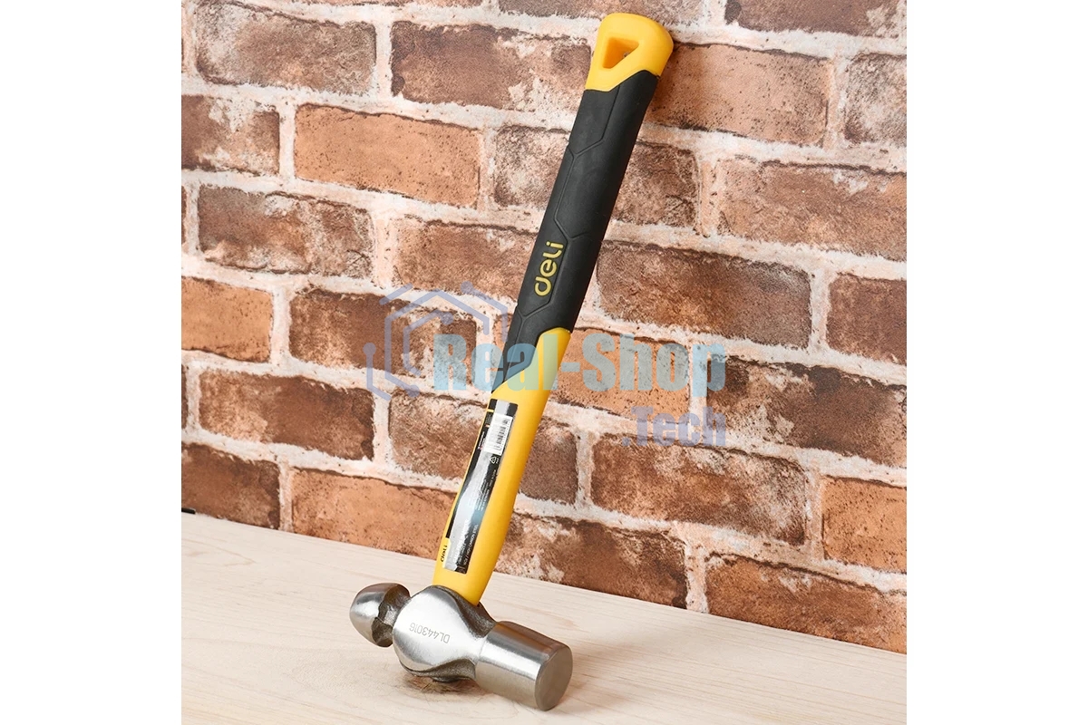 Рихтовочный молоток Deli DL443016 450 гр Фибергласовая рукоять